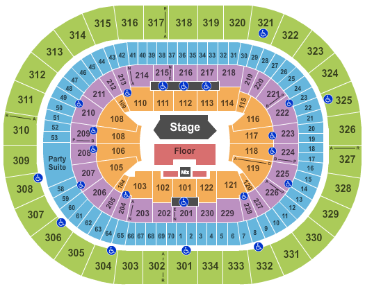 Moda Center Luis R Conriquez Seating Chart